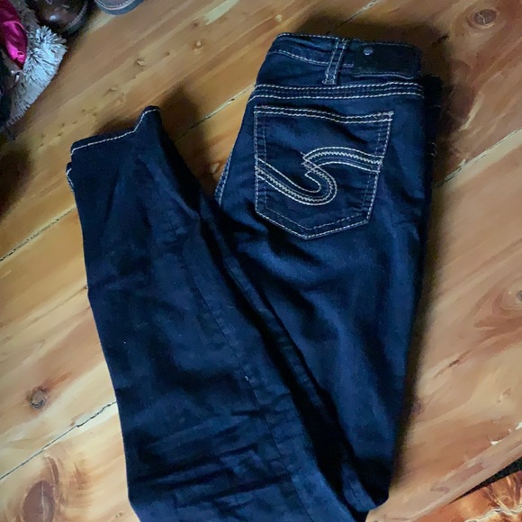 Silver Jeans Denim - Dark wash super skinny 31/31 sliver jeans